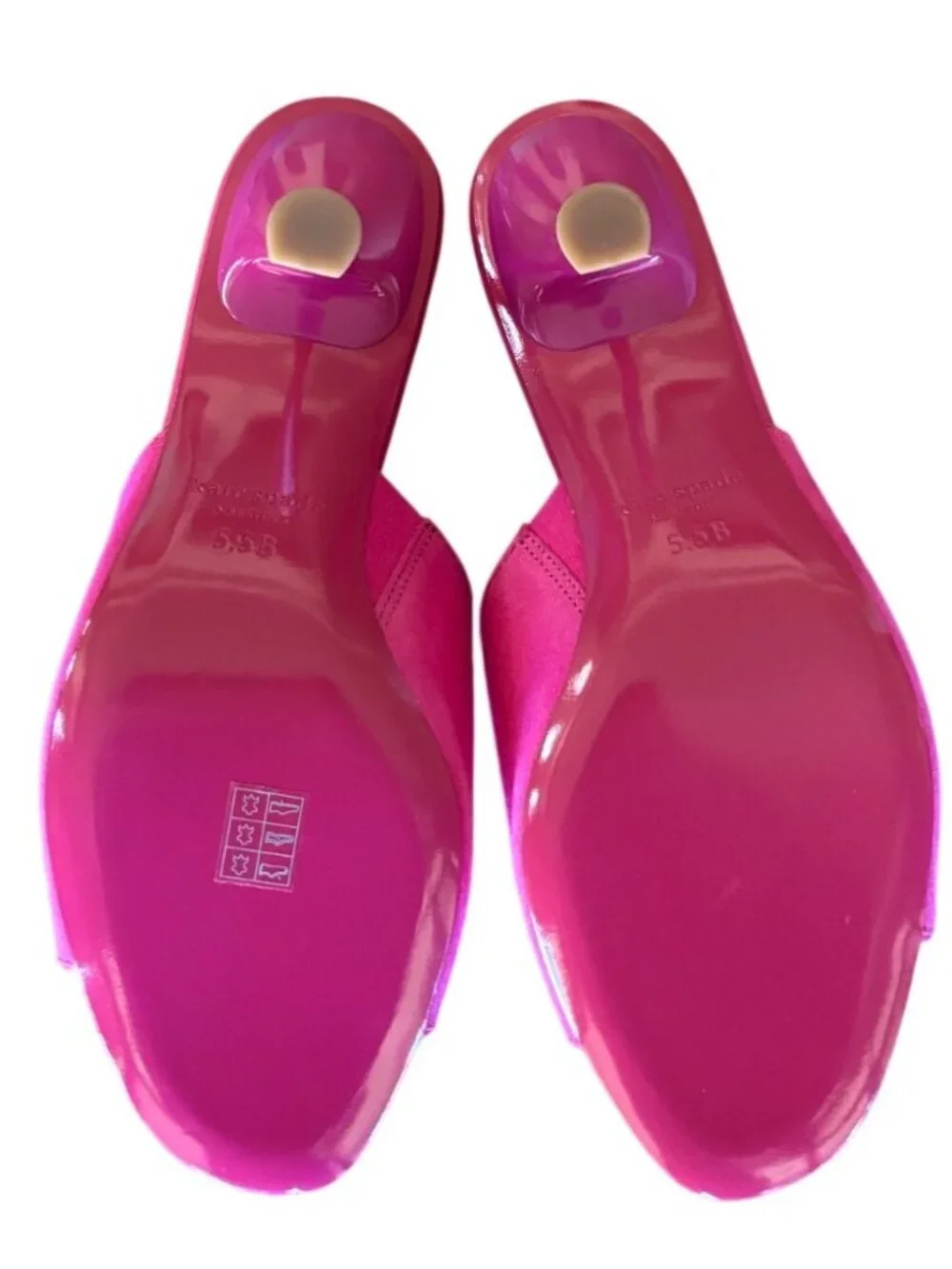 Kate Spade New York Malibu Winter Dress Sandals Magenta Dahlia Size 5.5 New